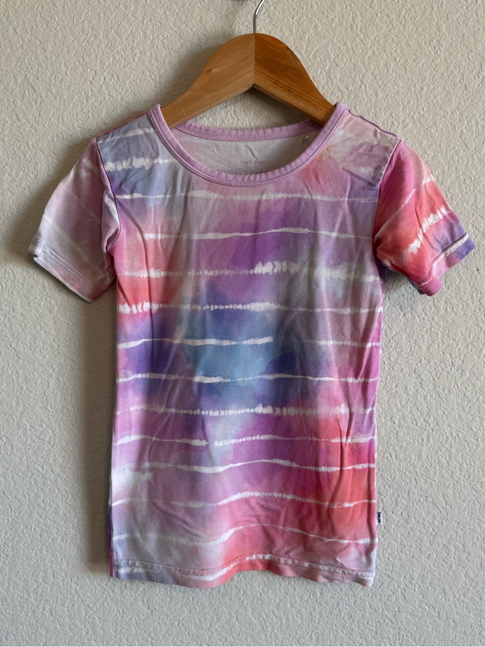 Little Sleepies Pink Lunaluxe Bamboo Viscose Tie Dye Dreams Pajama Top size 4T